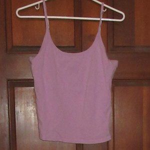 Lavender Adjustable Strap Top Large Stretchy